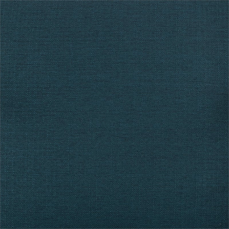 Scranton & Co Azure Blue Fabric Mid-Century Accent Chair with Brushed Wood Frame