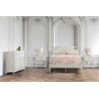 Scranton & Co 4-Piece Queen Bedroom Set in Sandcastle White Cottage Style