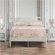 Scranton & Co King Bed Frame with Headboard and Footboard in Antique White