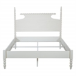 Scranton & Co King Bed Frame with Headboard and Footboard in Antique White
