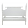 Scranton & Co King Bed Frame with Headboard and Footboard in Antique White
