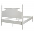 Scranton & Co King Bed Frame with Headboard and Footboard in Antique White