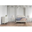 Scranton & Co 4-Piece King Bedroom Set with Dresser in Sandcastle White