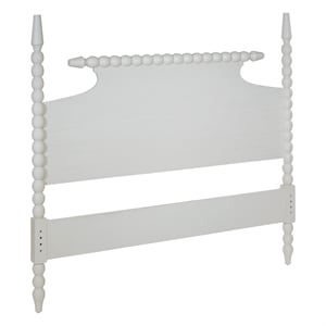 Scranton & Co Spindle Bed Headboard in Sandcastle Antique White Finish