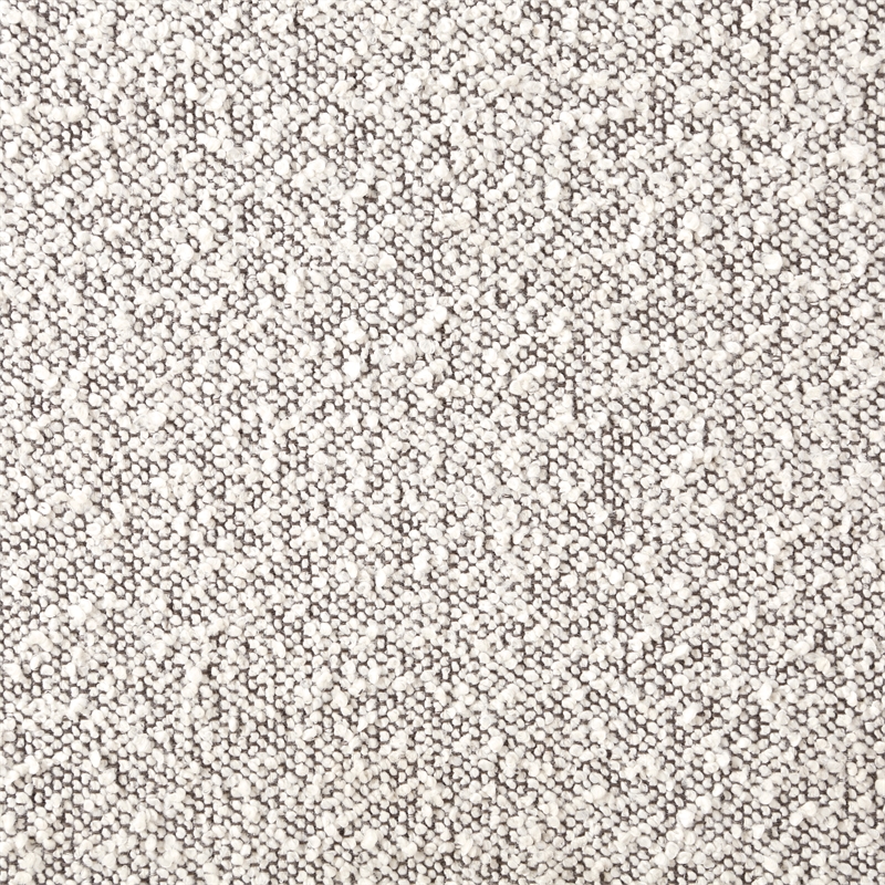 Scranton & Co Button Tufted Storage Bench in Salt and Pepper Gray Boucle