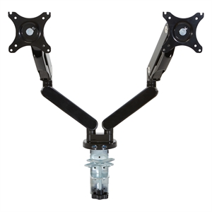 Scranton & Co Dual Monitor Arm for 17&quot-30&quot Screens in Black Aluminum