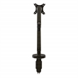 Scranton & Co Single Monitor Arm with USB 3.0 Port in Black Aluminum