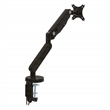 Scranton & Co Single Monitor Arm with USB 3.0 Port in Black Aluminum