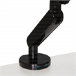 Scranton & Co Single Monitor Arm with USB 3.0 Port in Black Aluminum