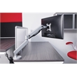 Scranton & Co Single Monitor Arm with USB 3.0 Port in Silver Aluminum