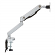 Scranton & Co Single Monitor Arm with USB 3.0 Port in Silver Aluminum