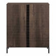 Scranton & Co 2-Shelf Industrial Bookcase in Ozark Ash Wood Finish
