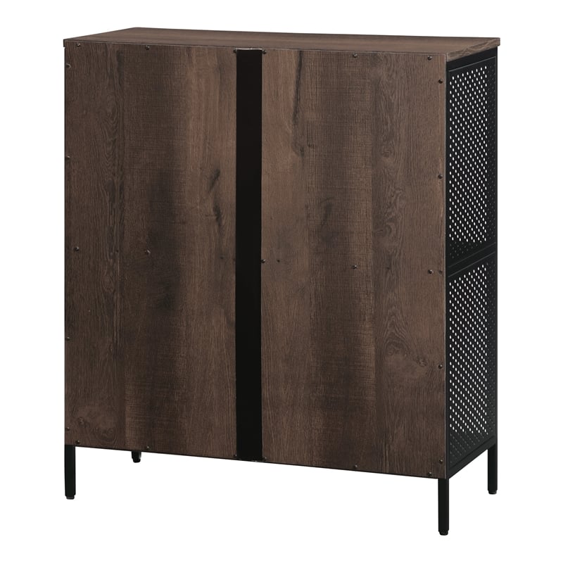 Scranton & Co 2-Shelf Industrial Bookcase in Ozark Ash Wood Finish