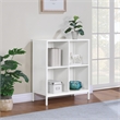 Scranton & Co 4-Cube Storage Bookcase in White Engineered Wood Finish