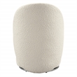 Scranton & Co Fabric Swivel Vanity Chair in Textured Cream Boucle Fabric