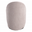 Scranton & Co Swivel Vanity Chair in Dusty Rose Boucle Fabric Fully Assembled