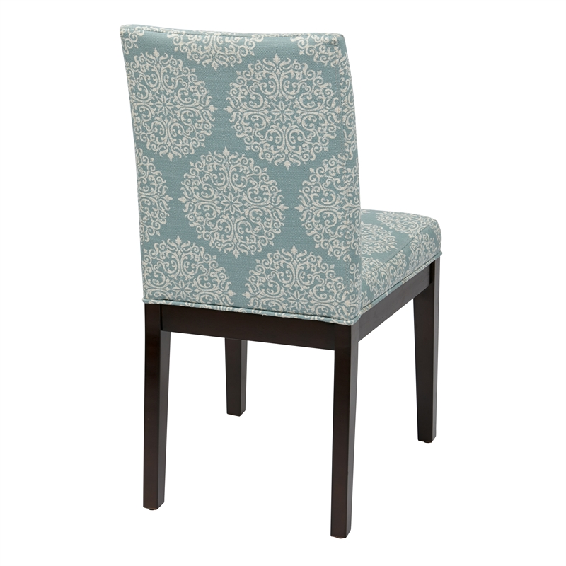 Scranton & Co Parsons Dining Chair in Sky Blue Easy-Care Fabric