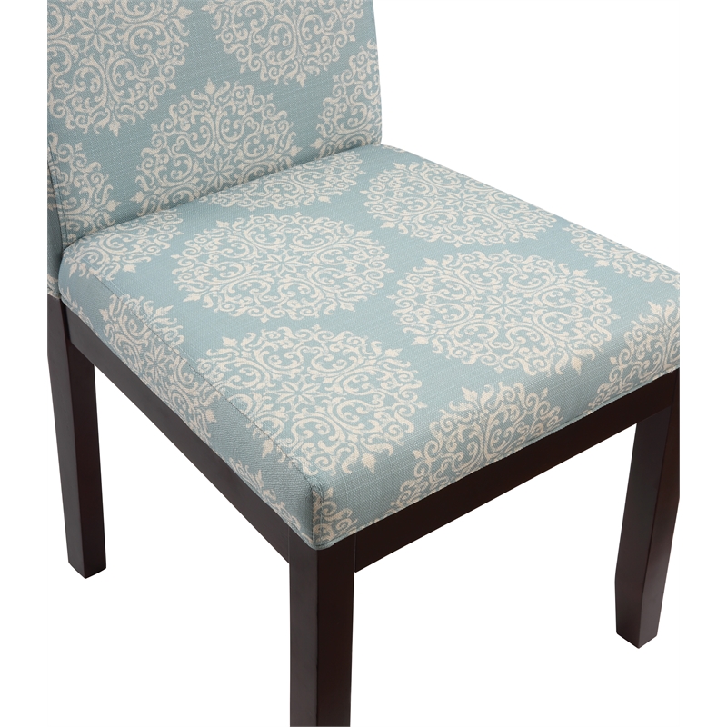 Scranton & Co Parsons Dining Chair in Sky Blue Easy-Care Fabric