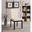 Scranton & Co Parsons Dining Chair in Linen White Easy-Care Fabric