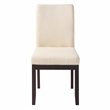 Scranton & Co Parsons Dining Chair in Linen White Easy-Care Fabric