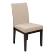 Scranton & Co Parsons Dining Chair in Linen White Easy-Care Fabric