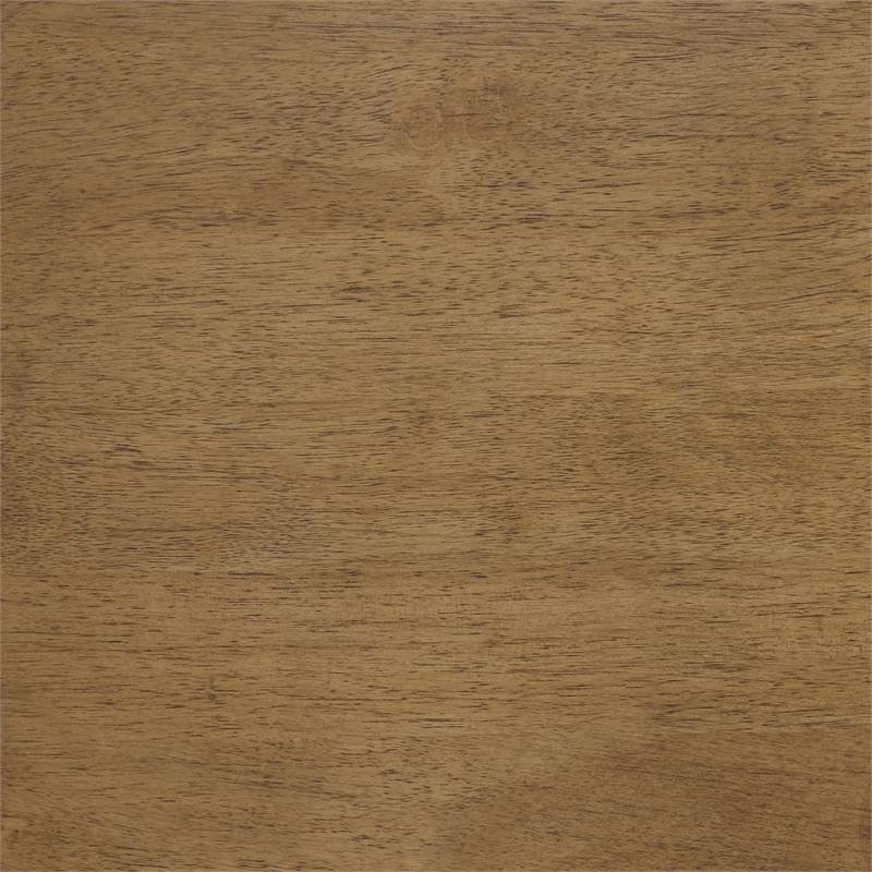 Scranton & Co Wood Bankers Chair Vinyl Padded Seat in Fruit Wood Brown