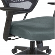 Scranton & Co AirGrid Mesh Back Manager's Chair with Gray Fabric Seat