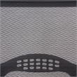 Scranton & Co AirGrid Mesh Back Manager's Chair with Gray Fabric Seat