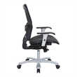 Scranton & Co AirGrid Big and Tall Office Chair in Black with Lumbar Support