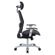 Scranton & Co AirGrid Big and Tall Ergonomic Chair with Headrest in Black