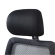 Scranton & Co AirGrid Big and Tall Ergonomic Chair with Headrest in Black
