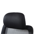 Scranton & Co AirGrid Big and Tall Ergonomic Chair with Headrest in Black