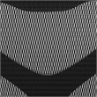 Scranton & Co Black Mesh Back Chair with Padded Fabric Seat and Arms
