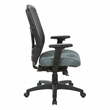 Scranton & Co ProGrid High Back Mesh Office Chair in Gray Fabric