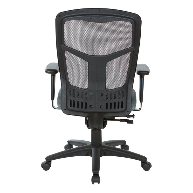 Scranton & Co ProGrid High Back Mesh Office Chair in Gray Fabric