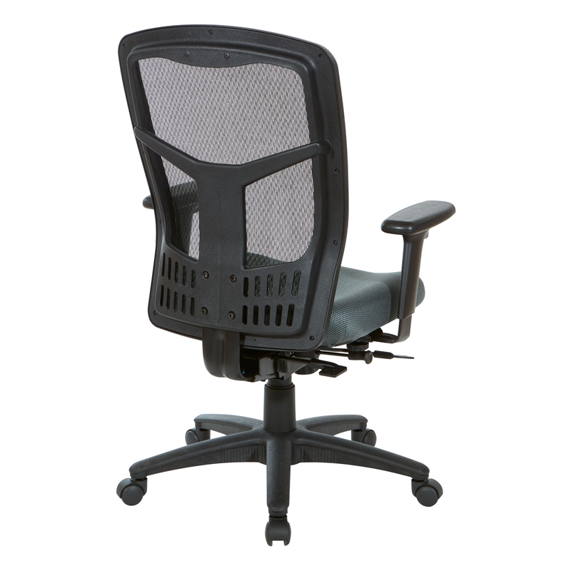 Scranton & Co ProGrid High Back Mesh Office Chair in Gray Fabric