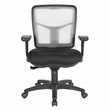 Scranton & Co Air Mist Mesh Back Office Chair in White with Fabric Seat
