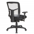 Scranton & Co Air Mist Mesh Back Office Chair in White with Fabric Seat