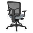 Scranton & Co ProGrid Mid Back Manager's Chair in Gray Fabric