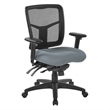 Scranton & Co ProGrid Mid Back Manager's Chair in Gray Fabric
