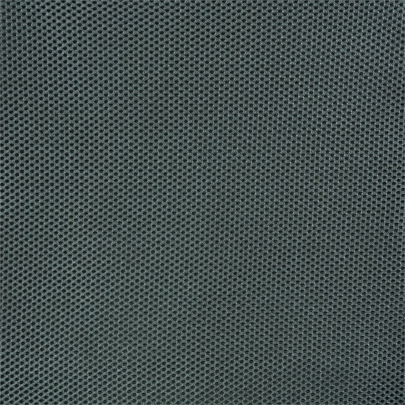 Scranton & Co Gray Mesh Back Office Chair with Silver Base and Gray Seat