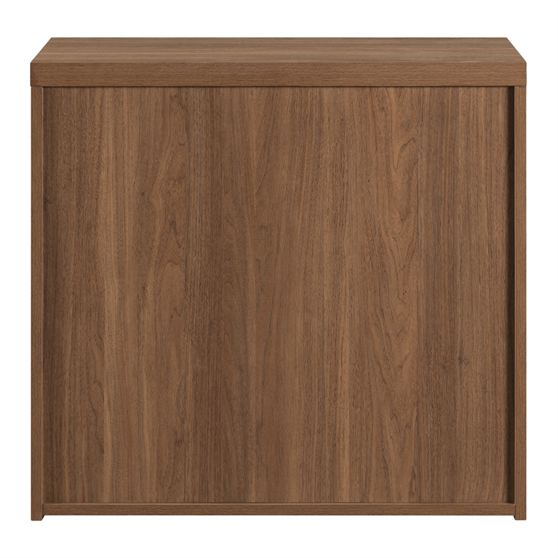 Scranton & Co 2-Drawer Locking Lateral File Cabinet in Majestic Walnut