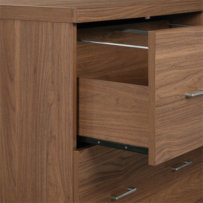Scranton & Co 2-Drawer Locking Lateral File Cabinet in Majestic Walnut