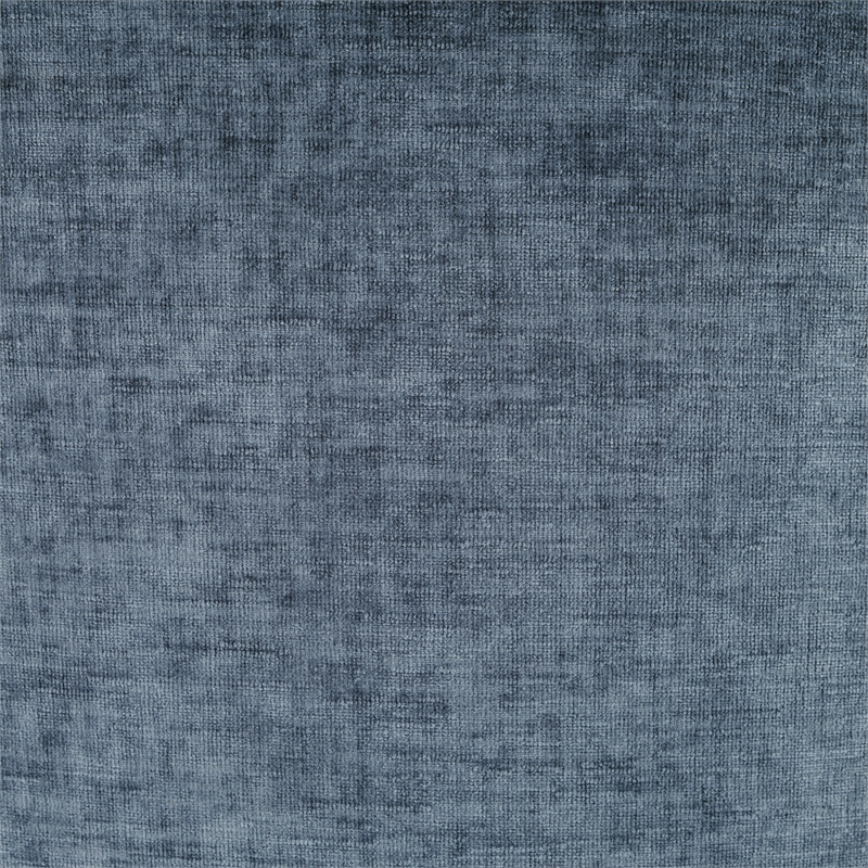 Scranton & Co Barrel Swivel Chair in Blue Denim Coastal Fabric