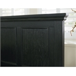 Scranton & Co Queen Bed Headboard in Rustic Black Wood Veneer Finish
