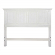 Scranton & Co Queen Bed Headboard in Rustic White Wood Veneer Finish