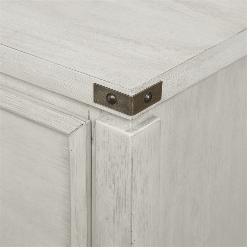 Scranton & Co 2-Drawer File Cabinet in Champagne White Oak Finish