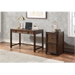 Scranton & Co 2-Drawer File Cabinet in Brushed Walnut Finish