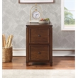 Scranton & Co 2-Drawer File Cabinet in Brushed Walnut Finish