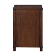 Scranton & Co 2-Drawer File Cabinet in Brushed Walnut Finish